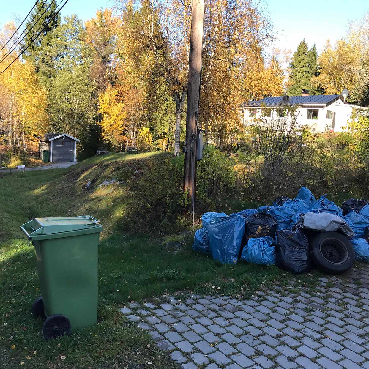 image of Påsar med osorterad avfal - Brottby
