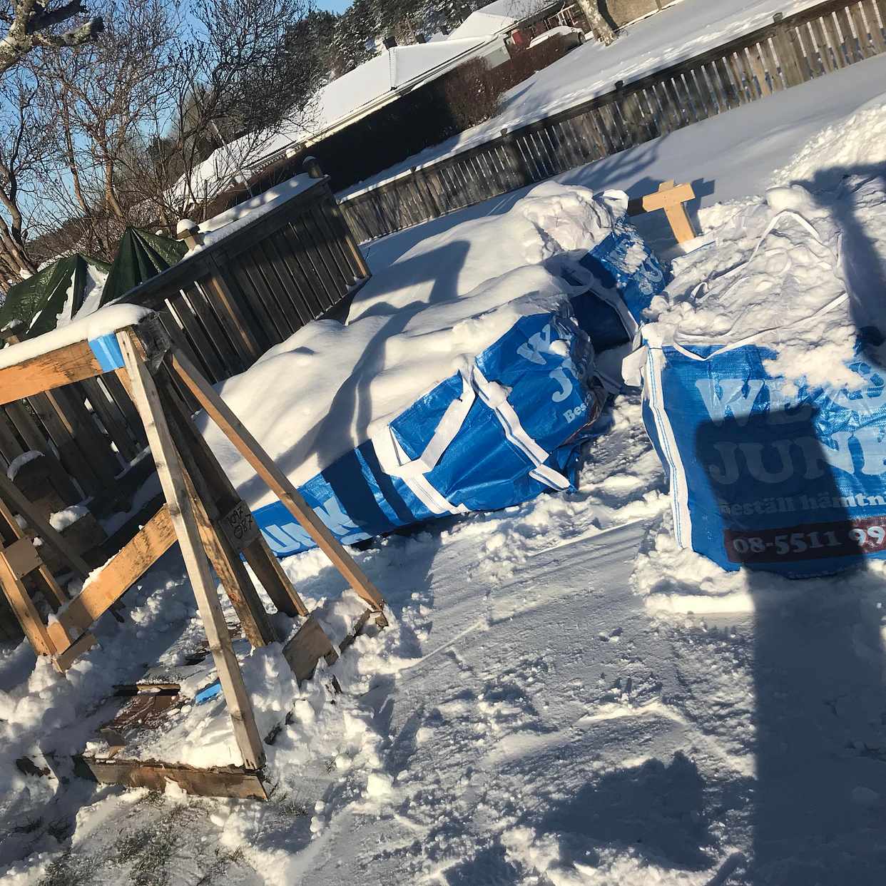 image of 3 fulla XL junkbags - Hässelby