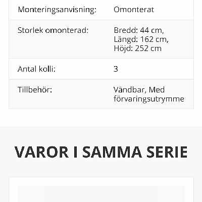 image of Soffa omonterad  - 