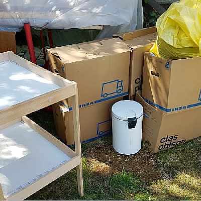 image of 6kartonger+skötbord - 