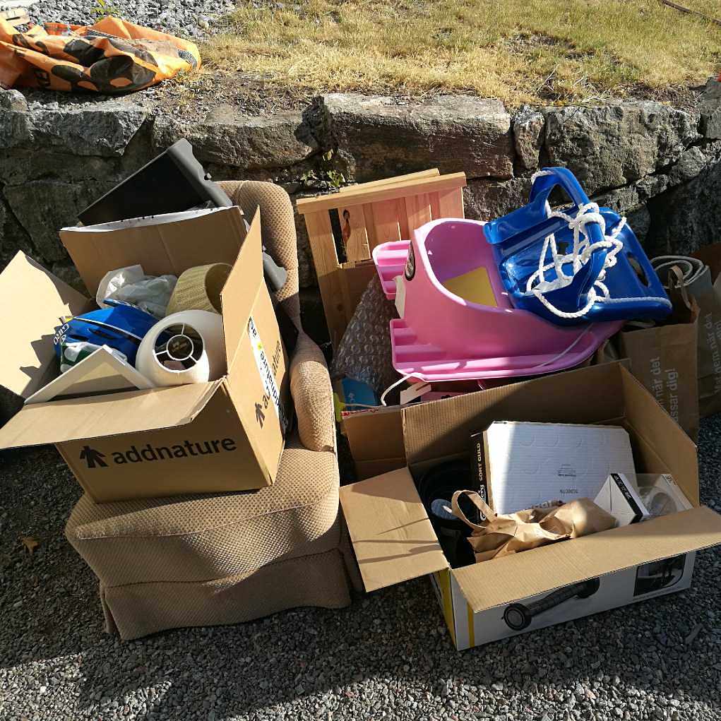 image of Skräp till tippen. - Bromma