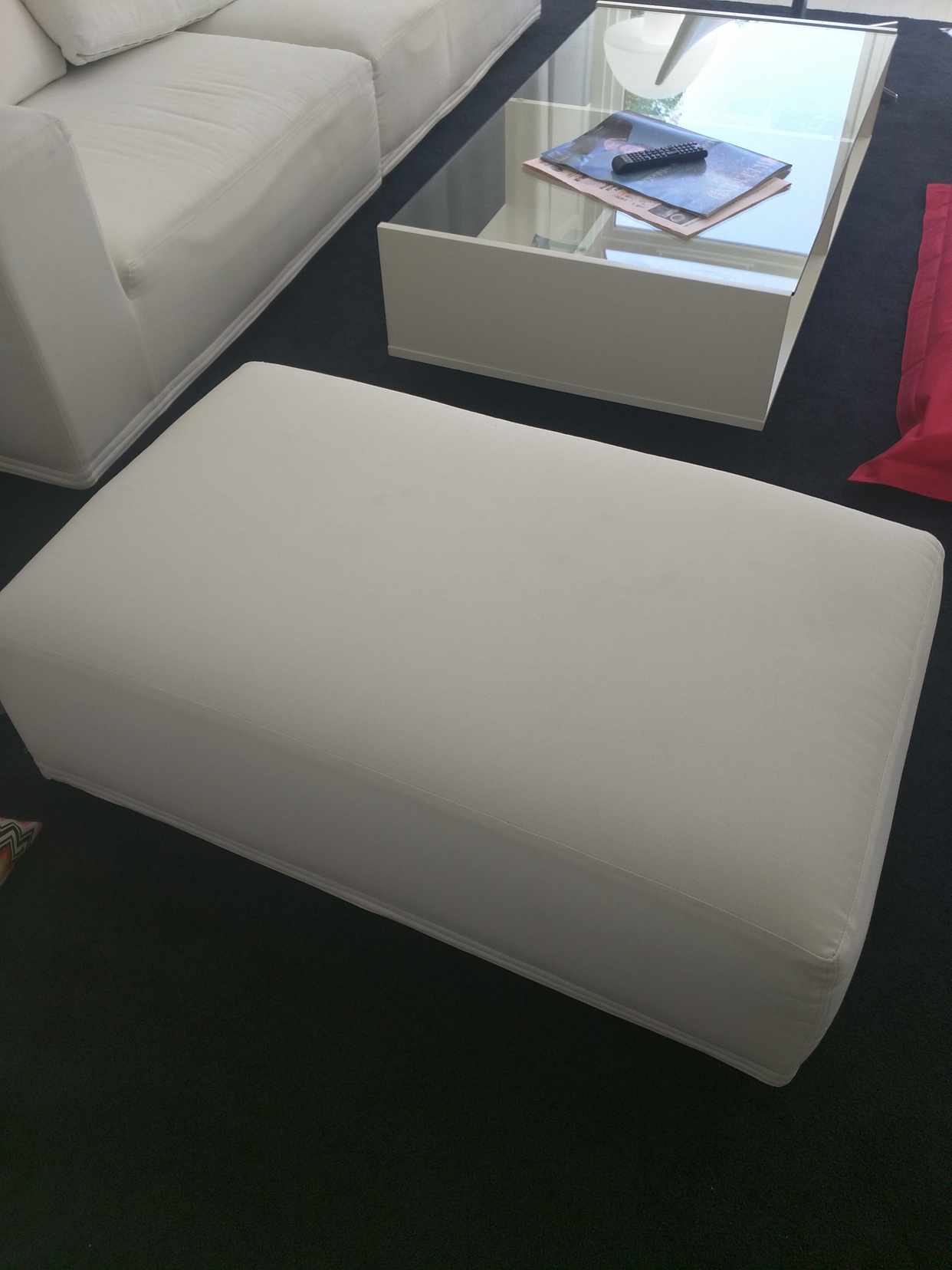 image of Soffa och fotpall - 