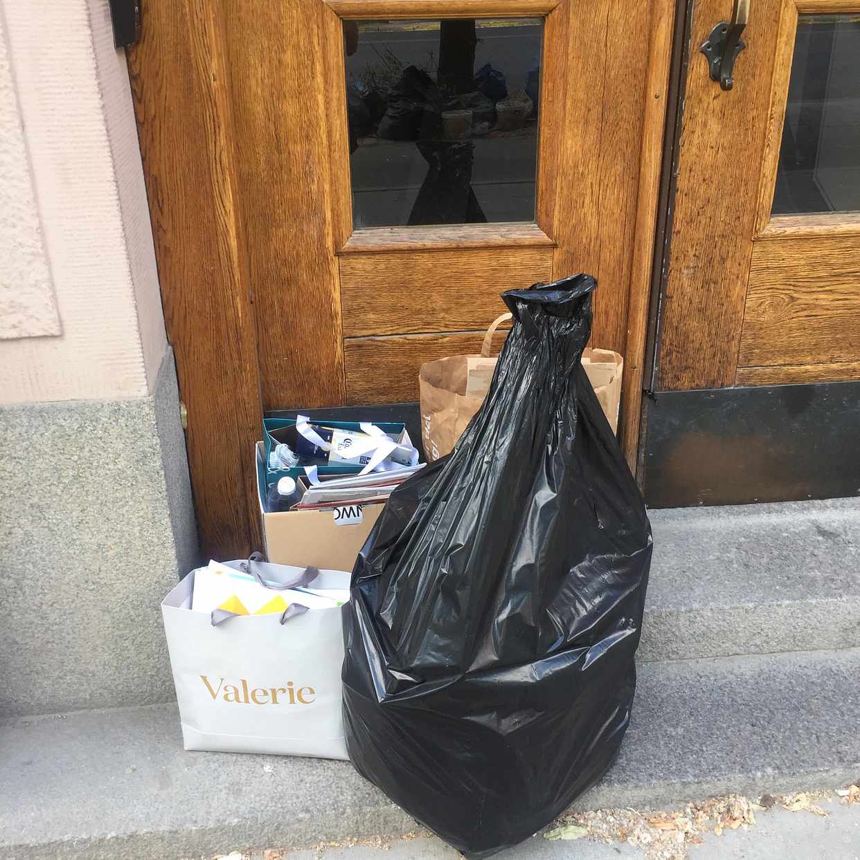 image of Cardboard, paper, bottles - Stockholm