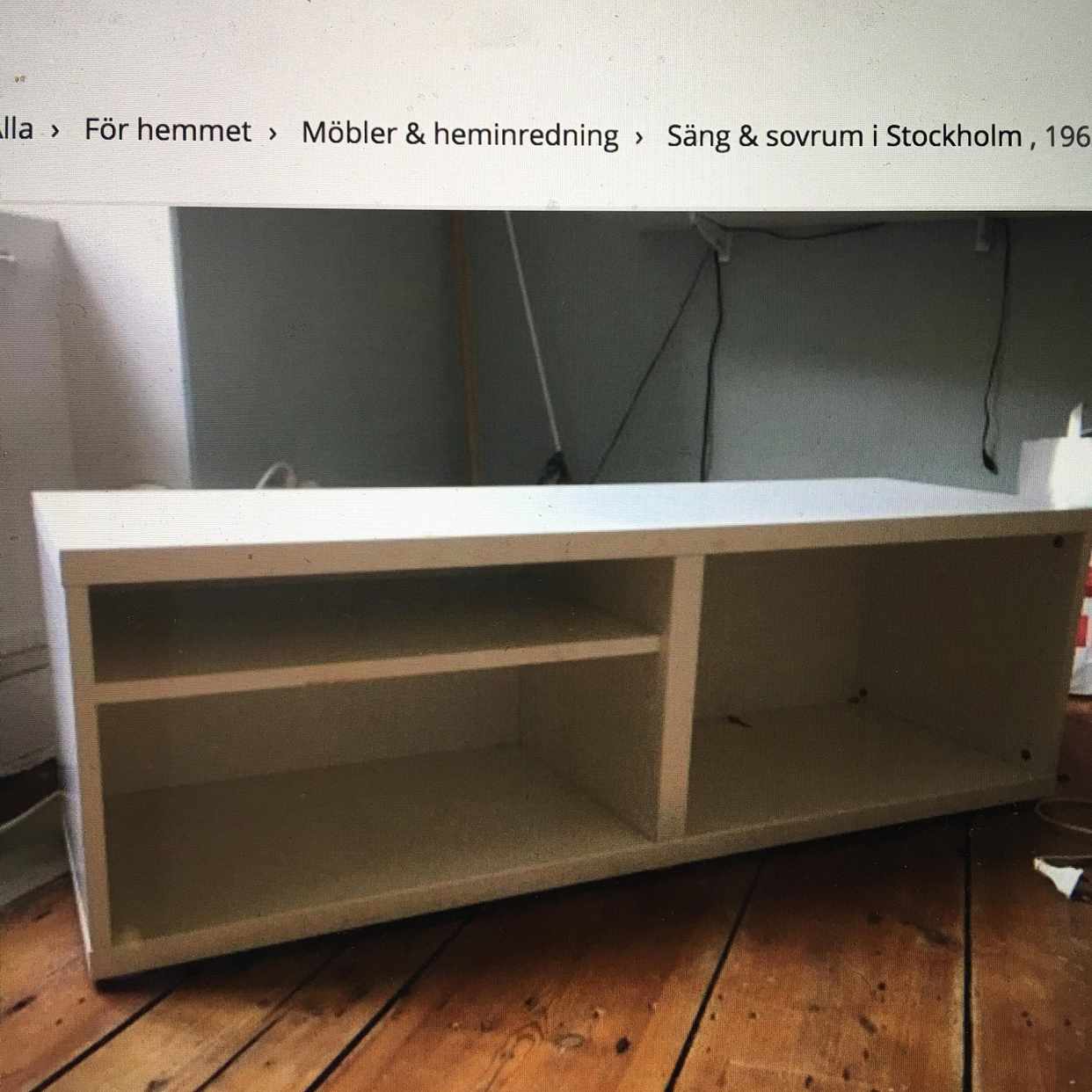 image of Säng  med 4 lådor, tvbänk - 