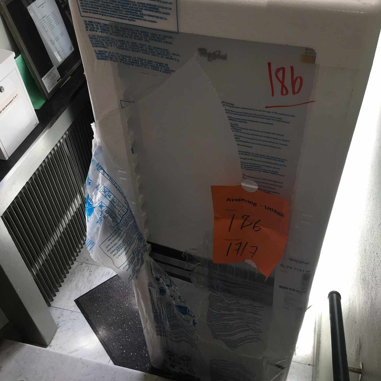 image of Bärhjälp kyl och frys - 
