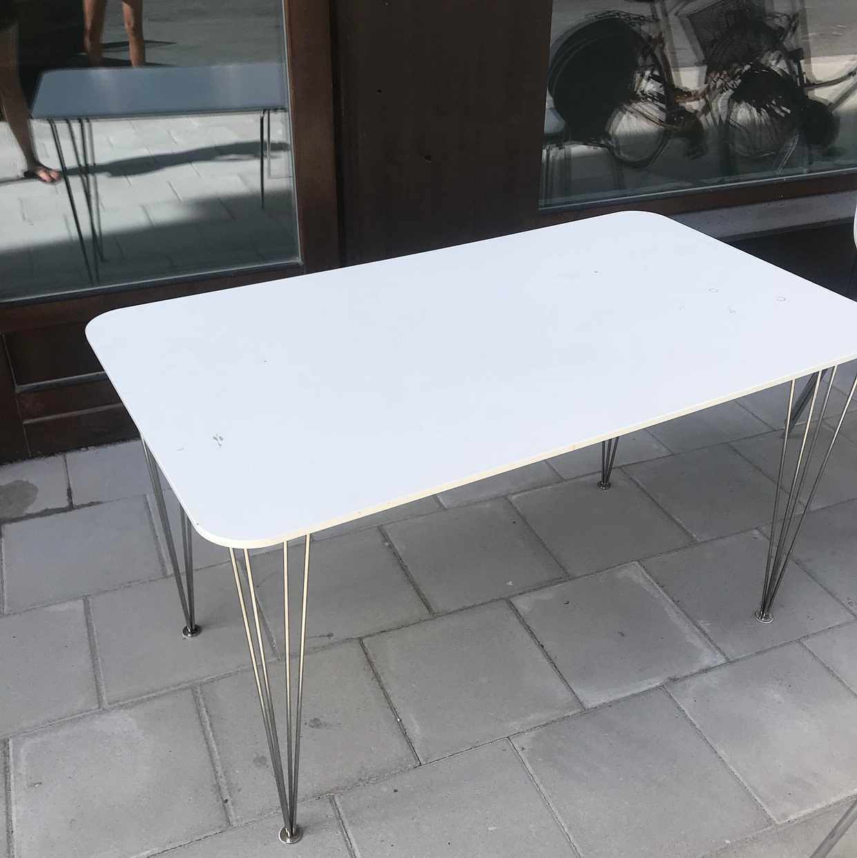 image of Bord, 160 cm långt, vit - Stockholm