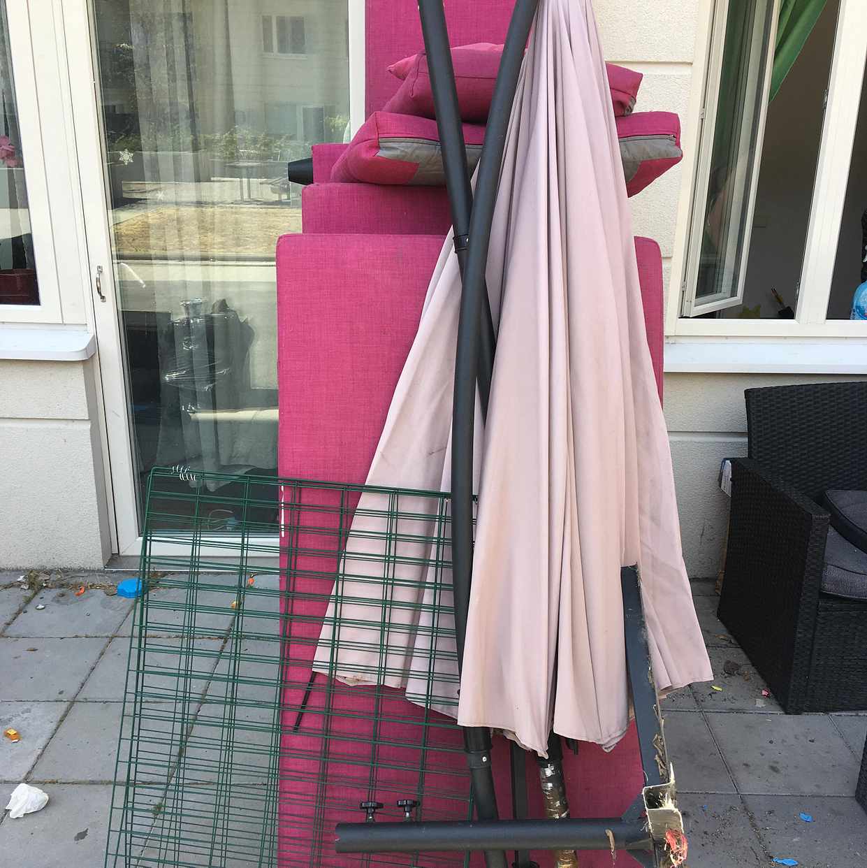 image of Bäddsoffa, parasoll - Sundbyberg