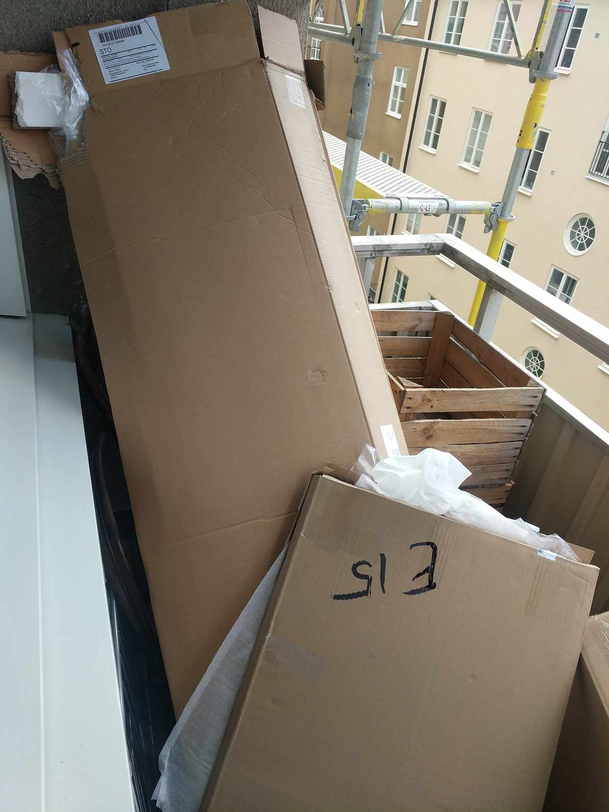 image of Kartonger från bord - Stockholm