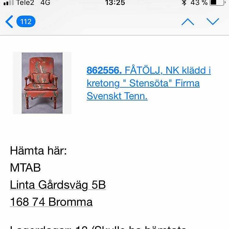 image of Stol samt spelbord - 