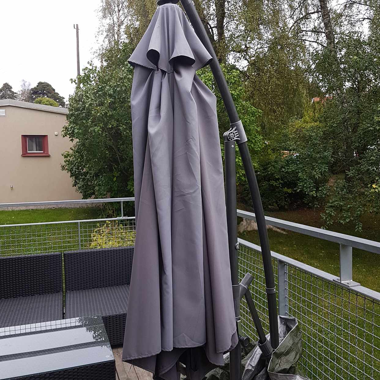 image of Utebord , stolar, parasol - Sollentuna
