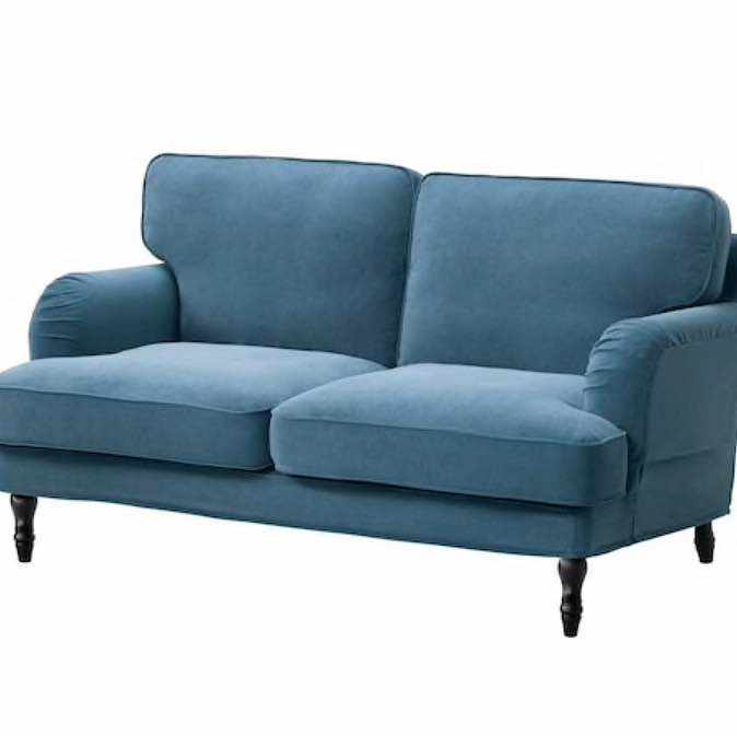 image of Soffa+liten fåtölj - 