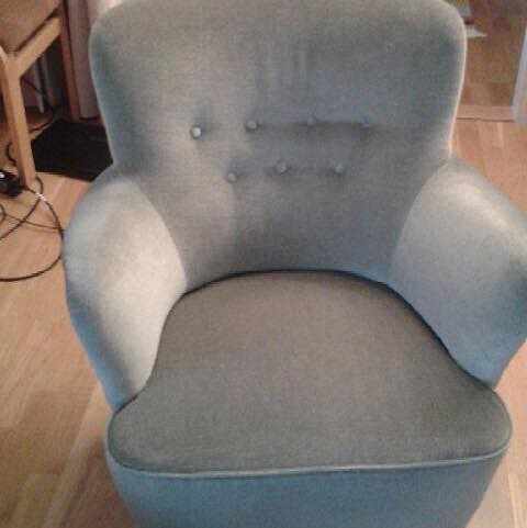 image of Soffa+liten fåtölj - 