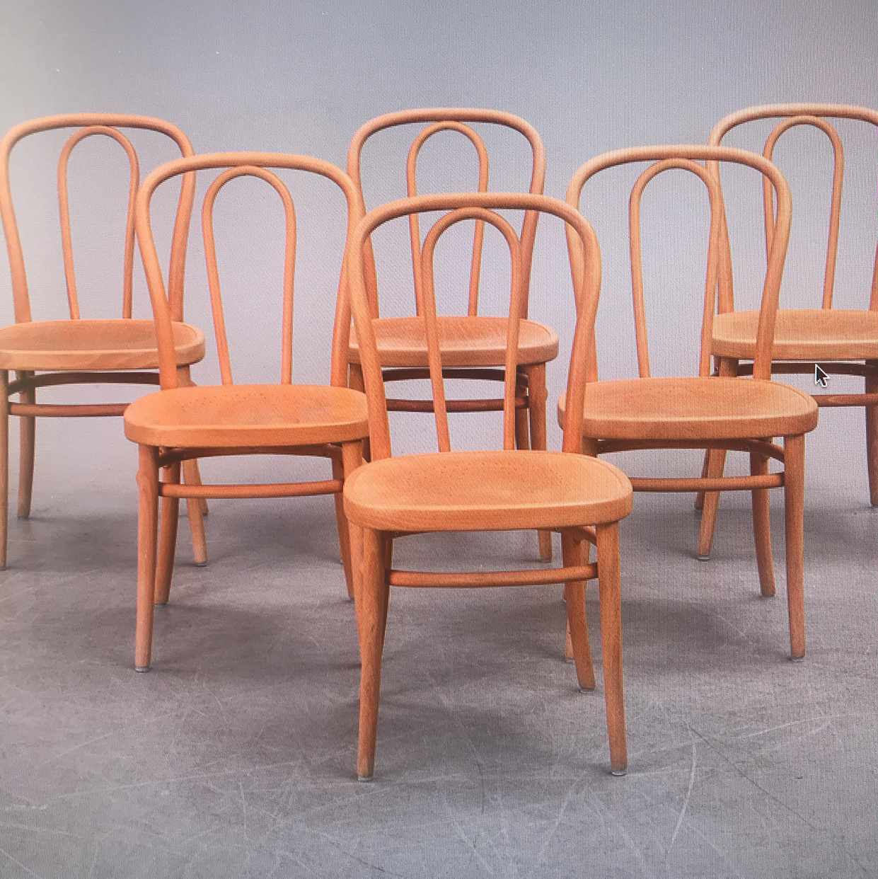 image of 6 stycken stolar i trä - 
