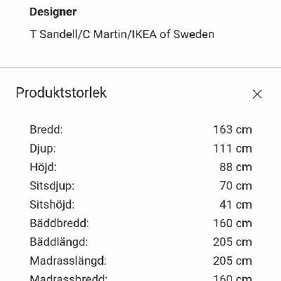 image of 2sitsig bäddsoffa 50kg  - 