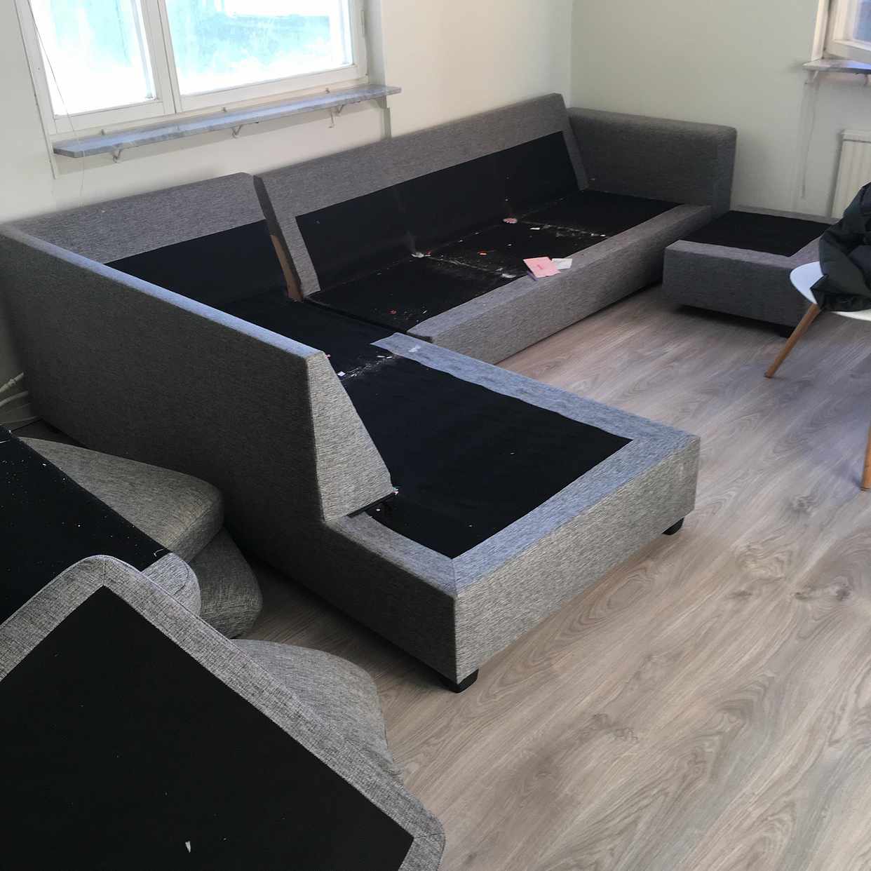 image of Sofa (delbart) + tv-bord - 