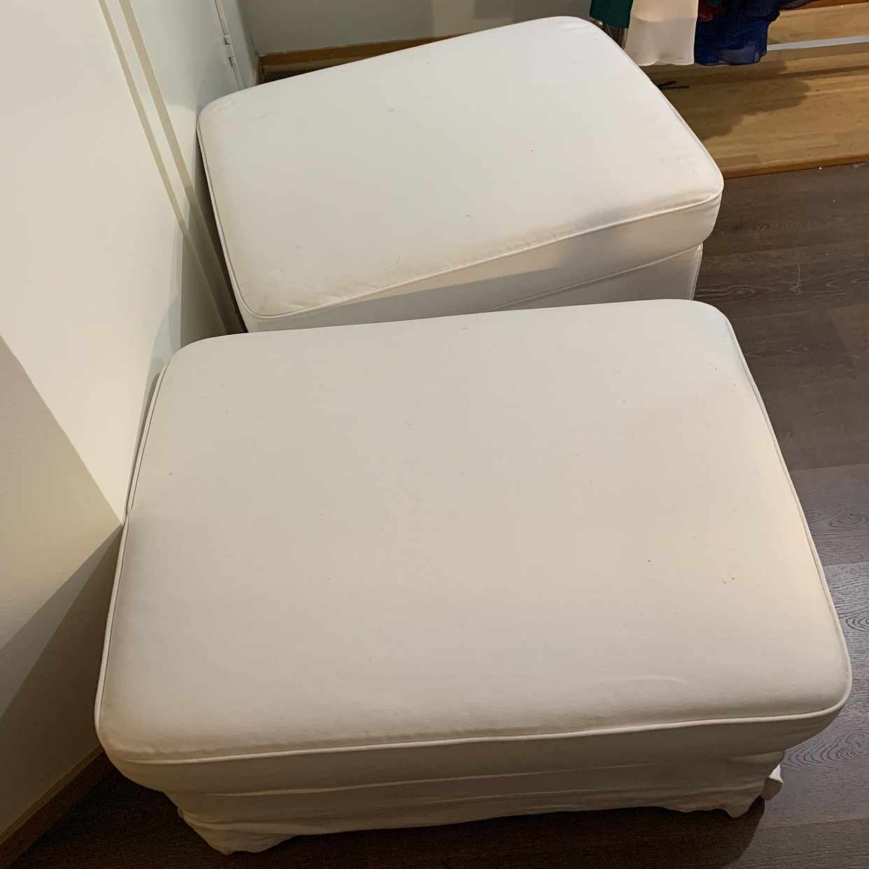 image of Ikea fotpall  EKTORP 2st. - Stockholm