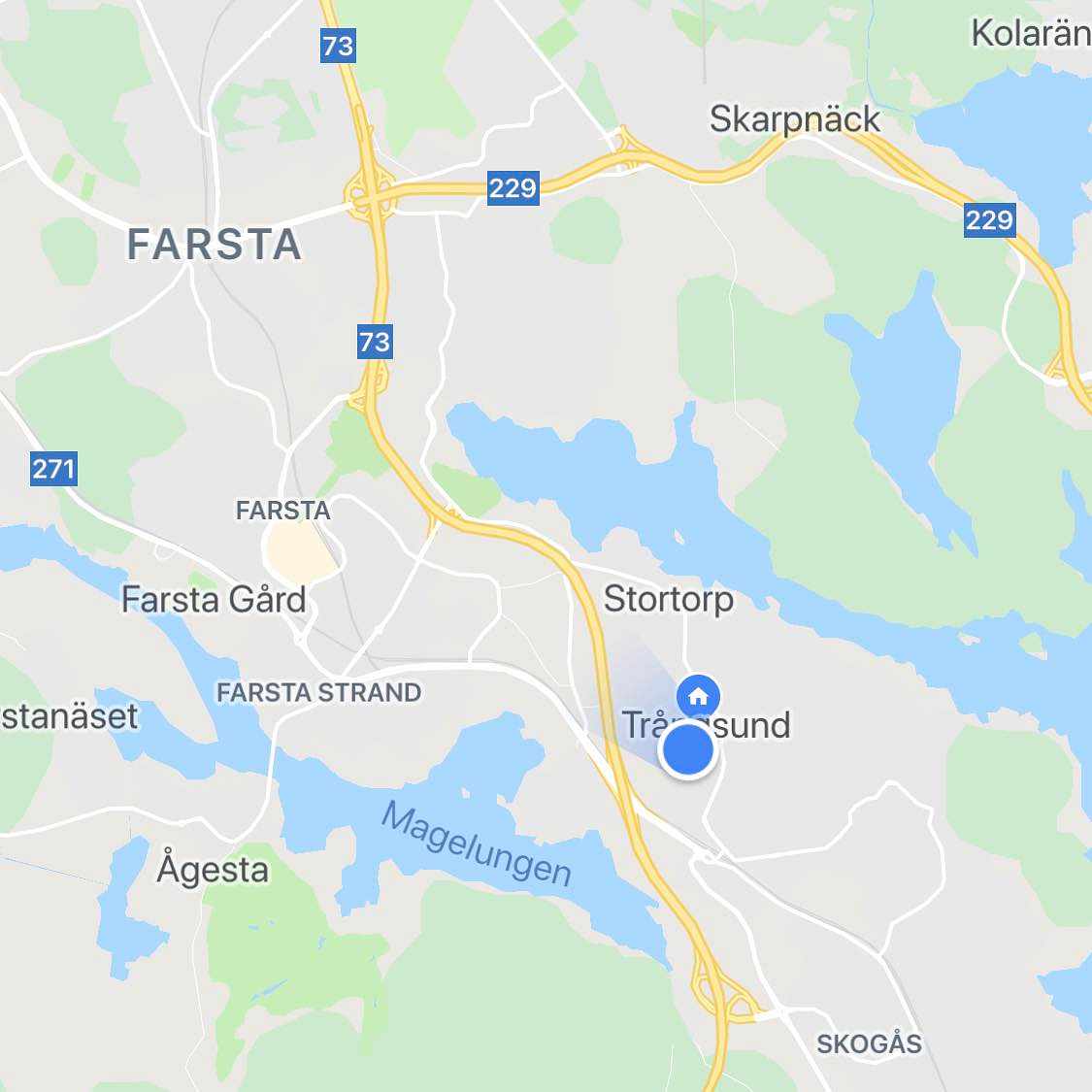 image of En singel säng - Trångsund