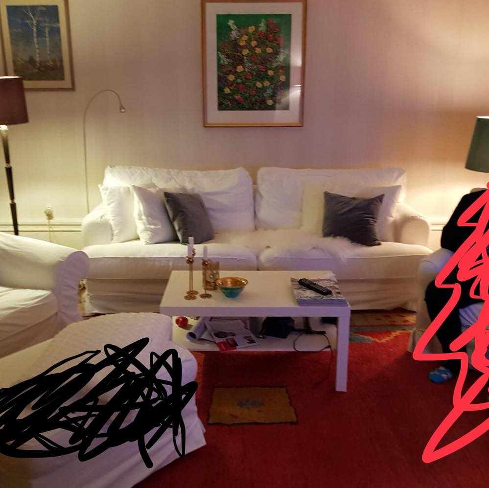 image of Soffa + fåtölj - 