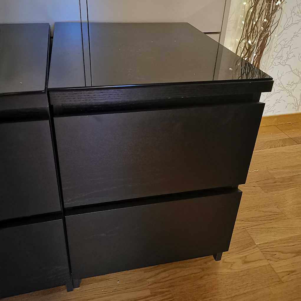 image of 2 Sängbord MALM (Ikea) - Stockholm