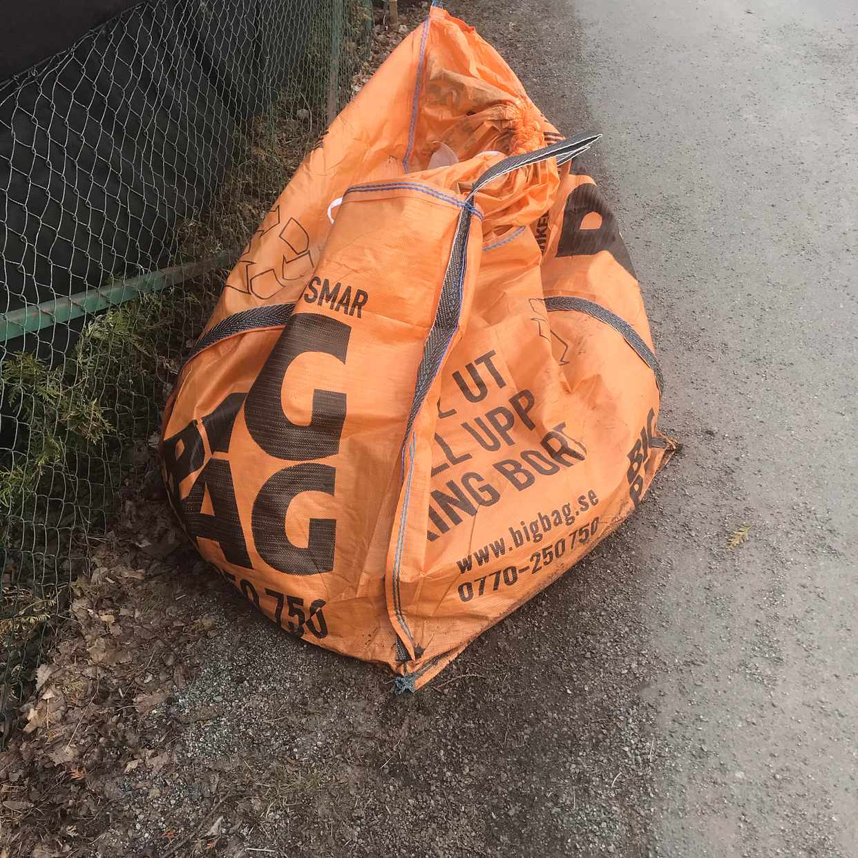 image of Halvtom Big bag m löv - Tyresö