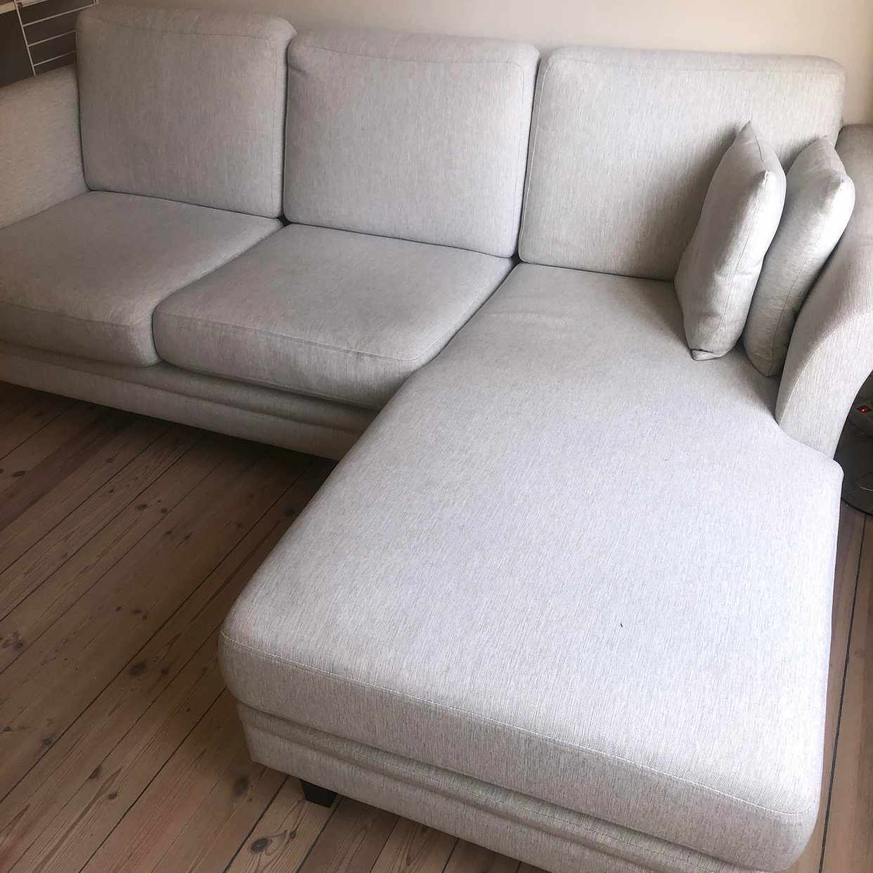image of 3sits soffa med schäslong - Stockholm