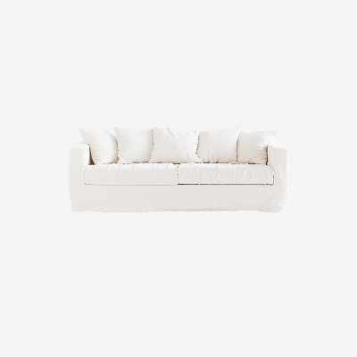 image of Soffa 3-sits (vit) - 