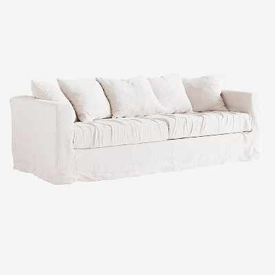 image of Soffa 3-sits (vit) - 