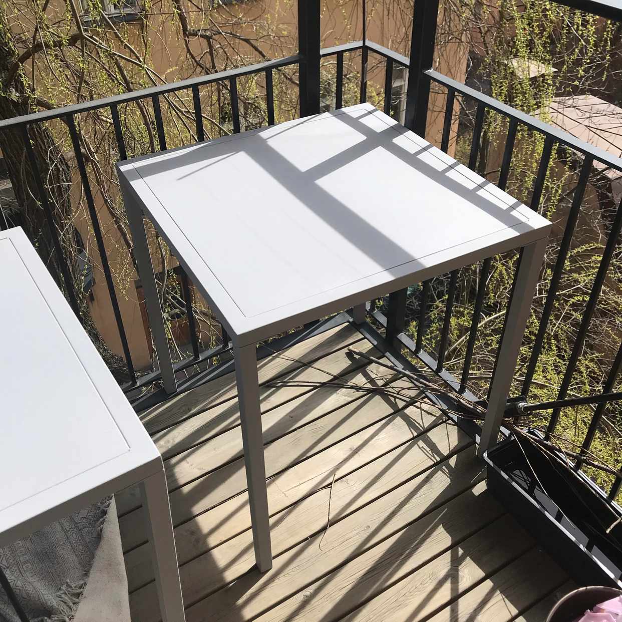 image of 3 st plåtbord 70x70 - Stockholm