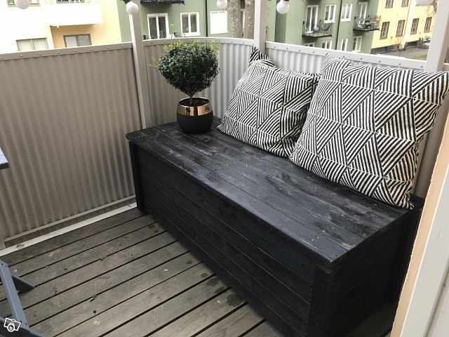 Sittbänk med förvaring