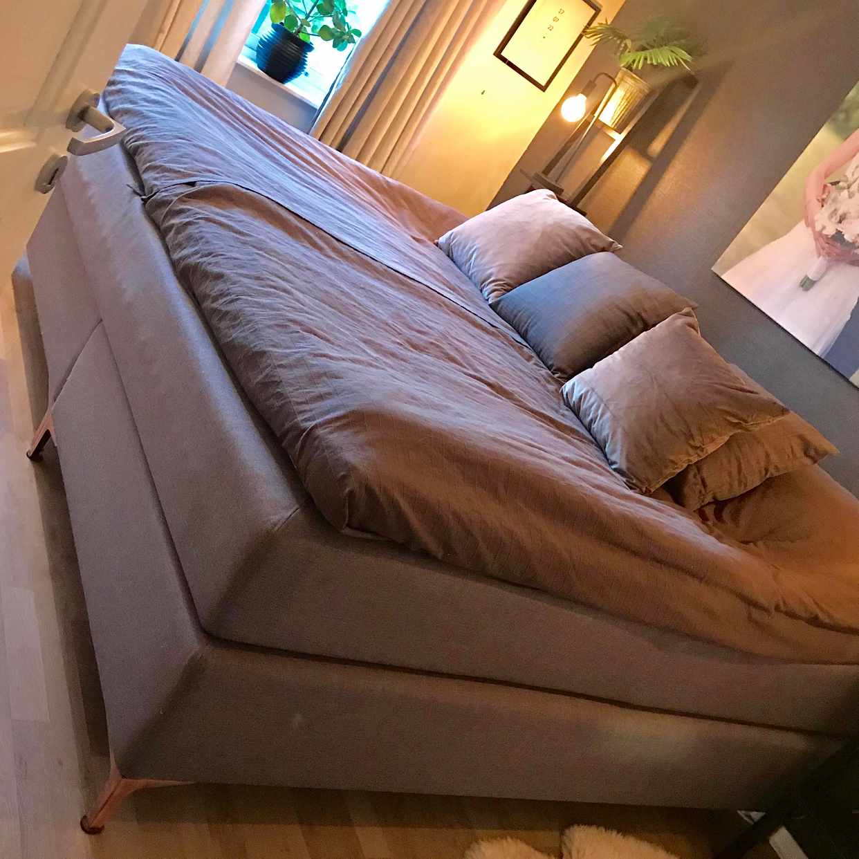 image of Dubbelsäng hämtas o lämna - 