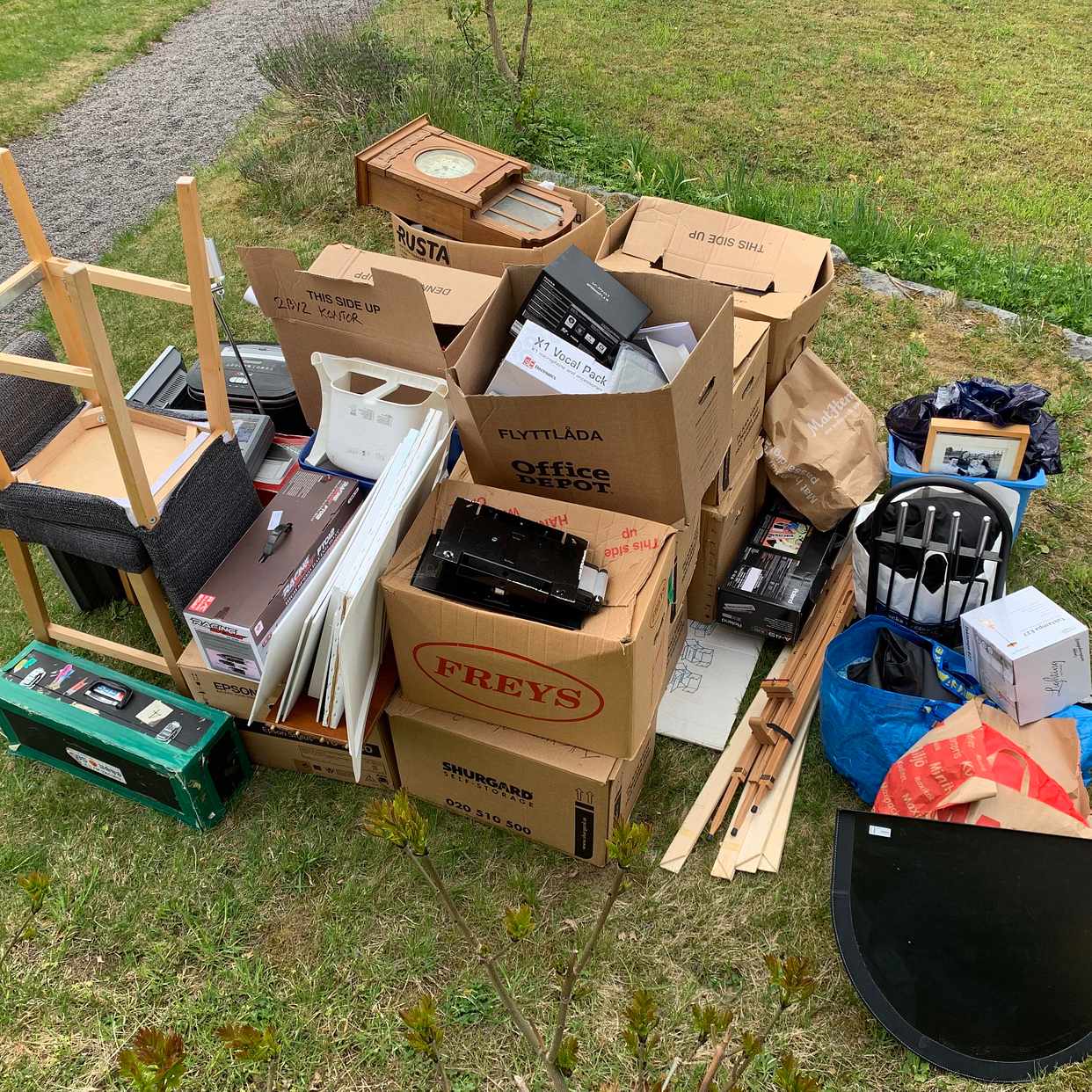 image of Skräp till återvinning - Nacka