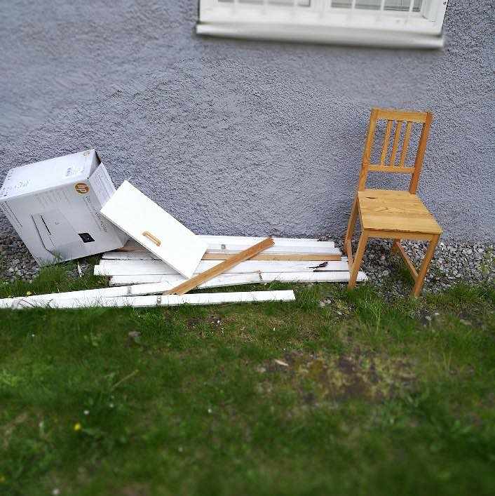 image of Kartong stol plankor - Sundbyberg
