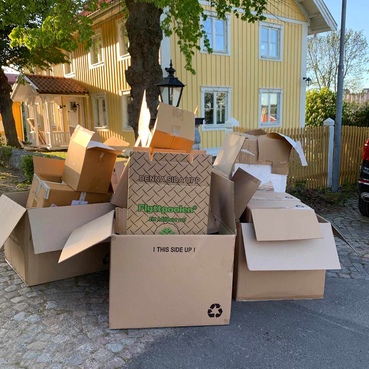 image of Kartonger/emballage - Stockholm