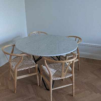 image of Marble top table - 