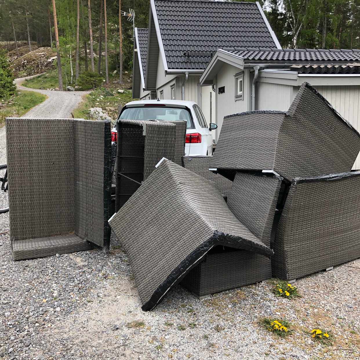 image of Utemöbler samt cykel - grödinge 