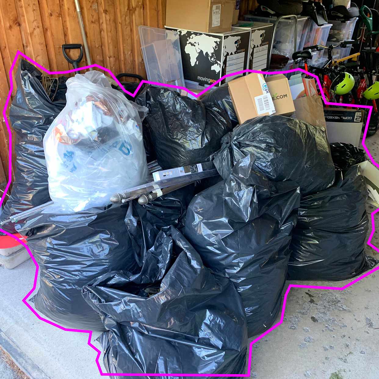 image of Rubbish bags & cabinets. - Skärholmen