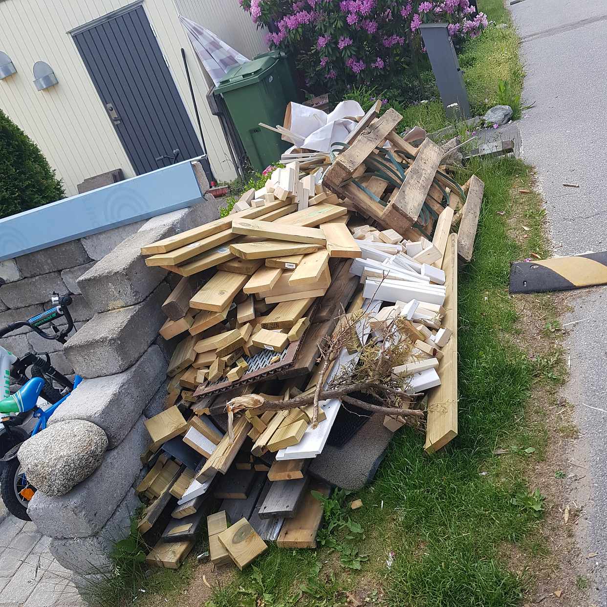 image of Spillvirke från bygge - Vendelsö