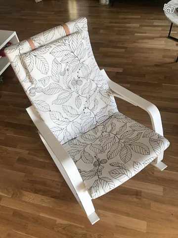 image of IKEA Gungstol Poäng Vit - 