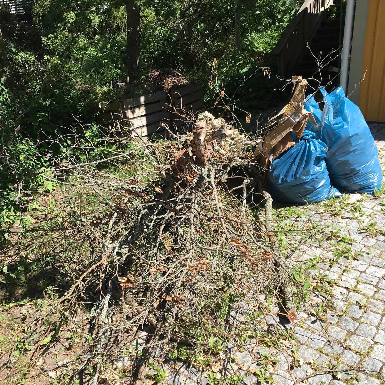 image of Grövre ris + 5 säckar löv - Saltsjö-boo