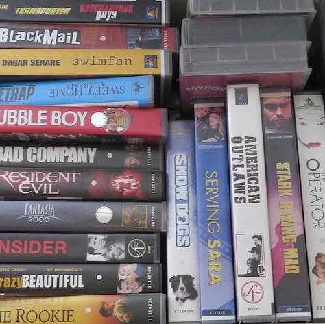 image of VHS-filmer/tv-program - Stockholms Stad