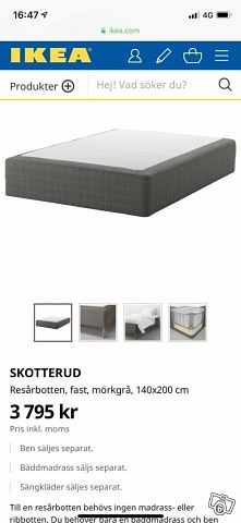 image of Skotterud ikea säng 120 c - 