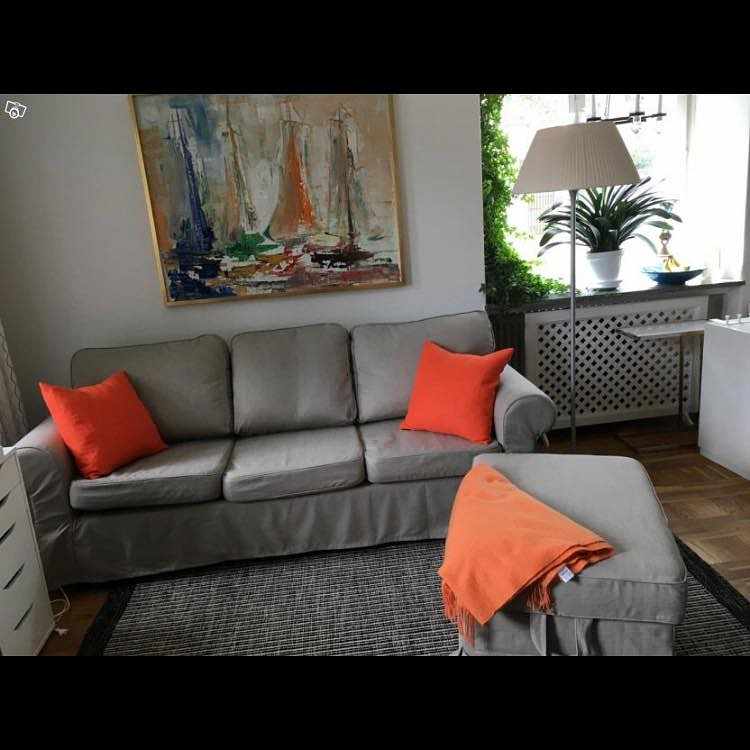 image of Soffa och fotpall - 