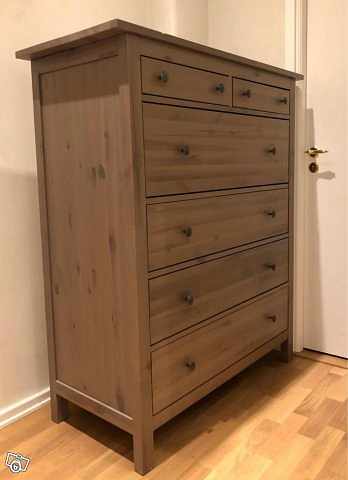 image of Ikea Hemnes byrå 6 lådor, - 
