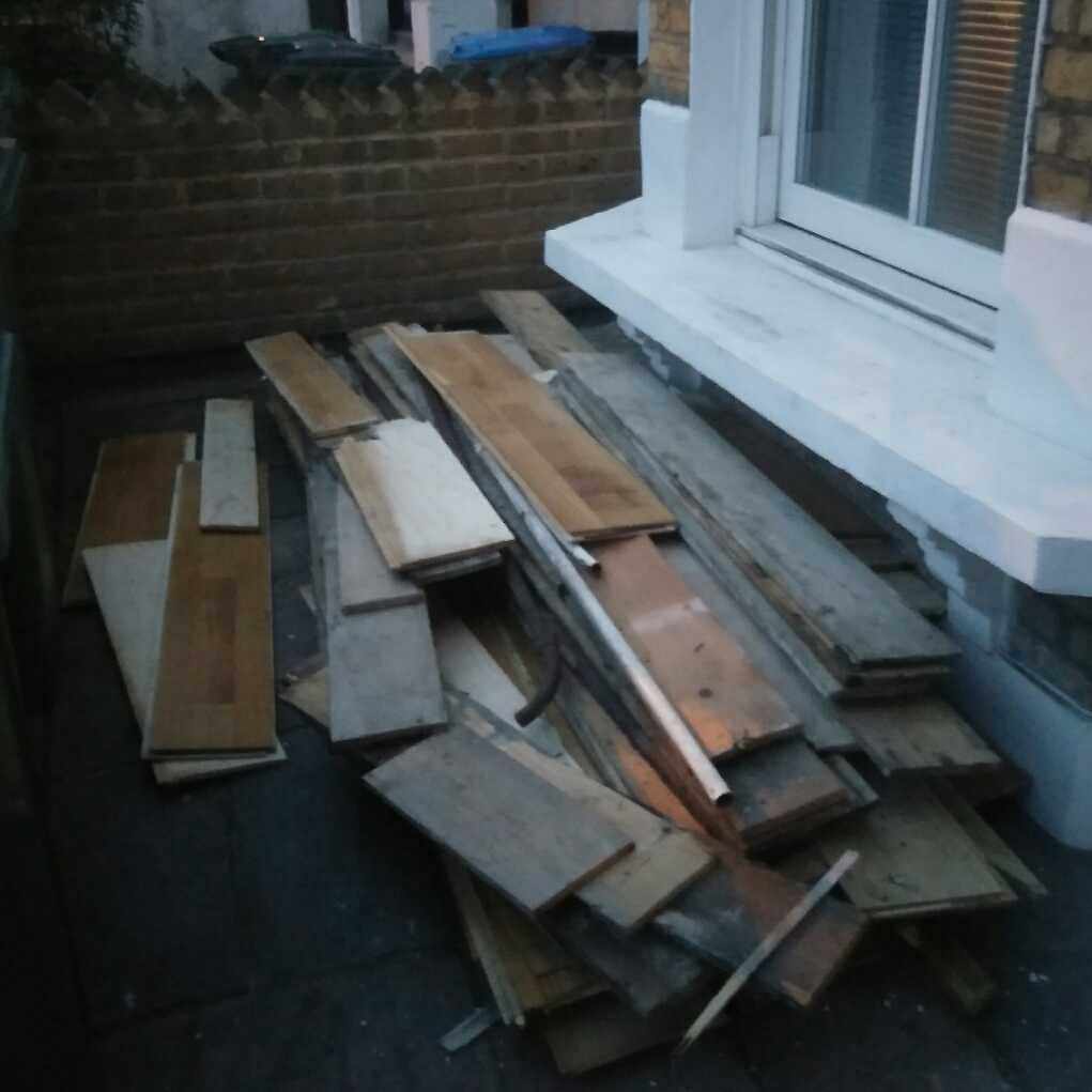 image of Wooden flooring boards - London