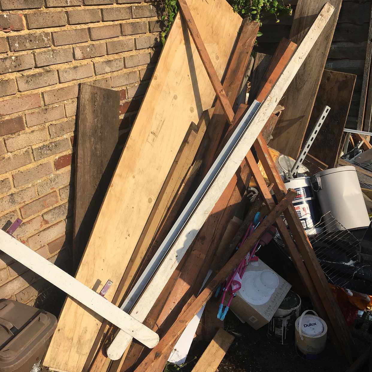 image of Wood, cardboard, paint - Taplow 