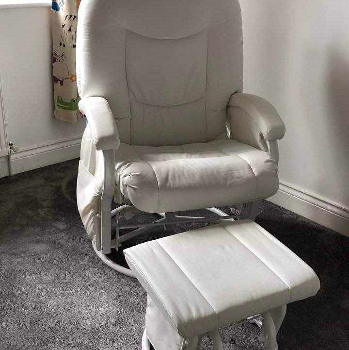 image of Hardly used leather chair - London
