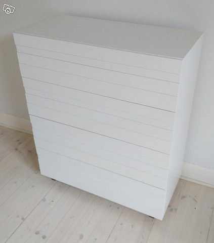 image of Byrå A2 White, 4 lådor, f - 