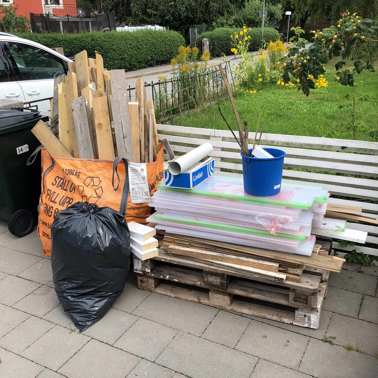image of Big bag, 2 lastpallar div - Enskede