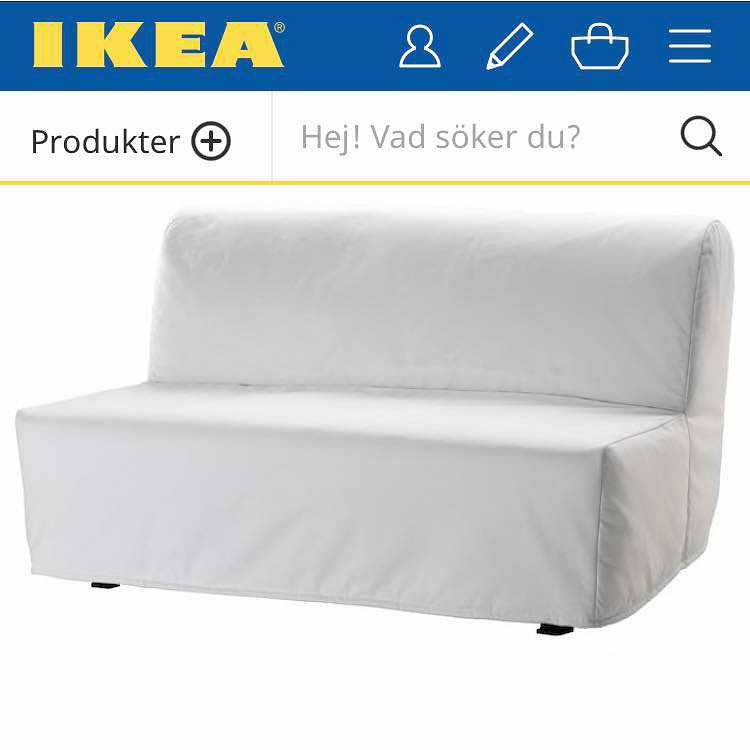 image of 2sits bäddsoffa LYCKSELE - Bandhagen