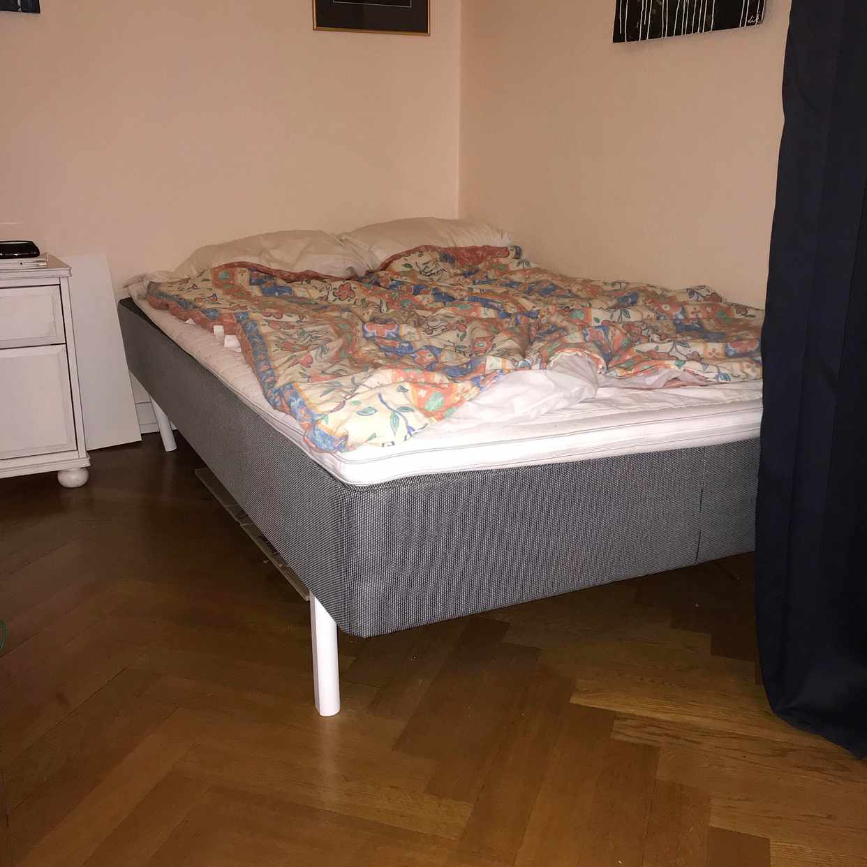 image of Säng + bäddmadrass 120 cm - Stockholms Stad